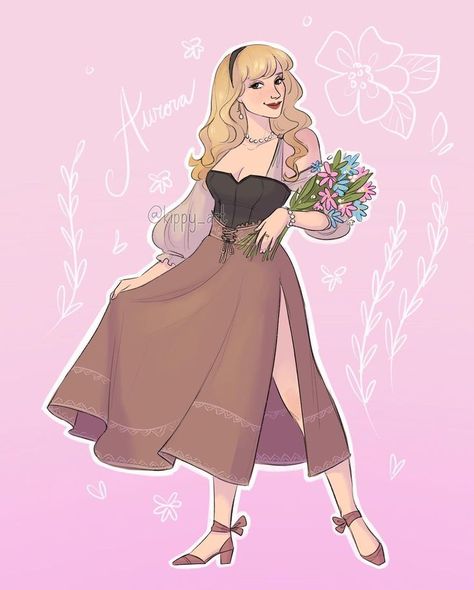 Modern Princess Aurora, Princesses Fanart, Aurora Fanart, Modern Aurora, Disney Princess Challenge, Disney Modern, Disney Women, Disney Princess Aurora, Disney Princess Modern