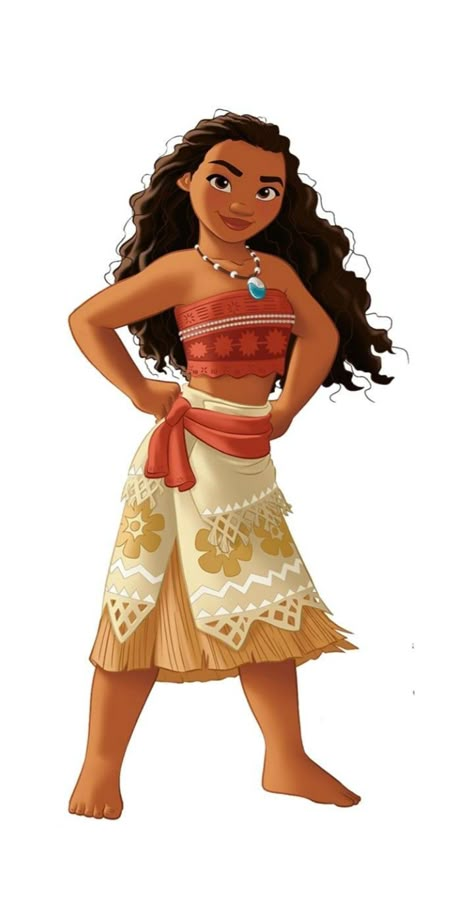 Moana Full Body Picture, Moana Illustrations, Sofia The First Cartoon, Moana Art, Disney Moana Art, Moana Theme Birthday, Disney Cake Toppers, Disney Characters Christmas, Cinderella Characters