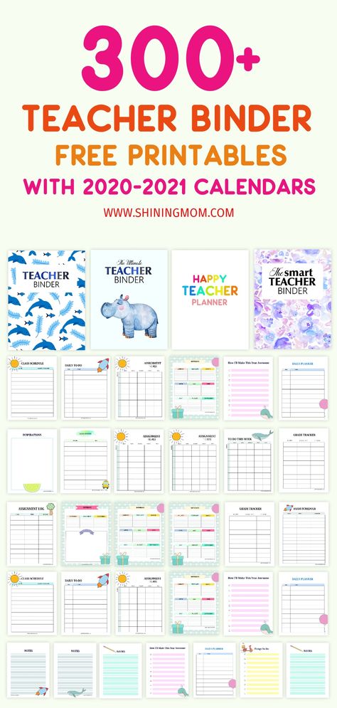 These awesome teacher binder printables are great resources to get organized this new school yea. Snag the 300 brilliant organizers in PDF! Find lesson plan templates, teacher quotes, classroom organizers and more. #teacher #teacherprintables #freeprintables #free #school Teachers Printables Free, Student Teacher Resources, Free Preschool Lesson Plan Template, Free Lesson Plan Template Editable, Free Binder Cover Printables Editable, Teacher Binder Covers Free, Free Teacher Resources Printables, Lesson Planner For Teachers, Student Teacher Binder