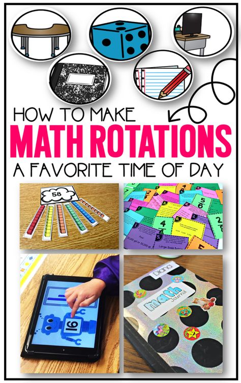 Managing math rotations in a Kindergarten, first, second, third, and fourth grade classroom. Make math centers and math workstations the best part of your day with guided math lessons, ideas, and strategies. Students become a well rounded math student in guided math small groups with hands-on, engaging, and differentiated independent workstations and centers! To learn more about "Math Rotations a Favorite Time of Day", visit www.tunstallsteachingtidbits.com Guided Math Rotations, Math Rotations, Math Blocks, Math Groups, One Night Stand, Second Grade Math, Third Grade Math, Math Methods, Math Workshop