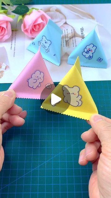 Origami Party Favors, Origami Gift Ideas, Origami Paper Bag, Diy Treat Bags, Blind Bag Ideas, Origami Packaging, Diy Gift Bags Paper, Diy Party Bags, Paper Blinds