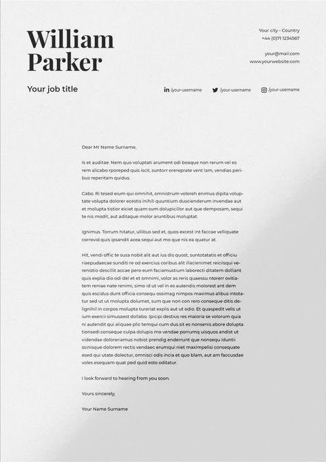 Business Document Template, Cover Letter Aesthetic, Fashion Cover Letter, Architecture Cover Letter, Creative Cover Letter Design, Cover Letter Graphic Design, A4 Letter Design, Resume And Cover Letter Design, Graphic Designer Cover Letter