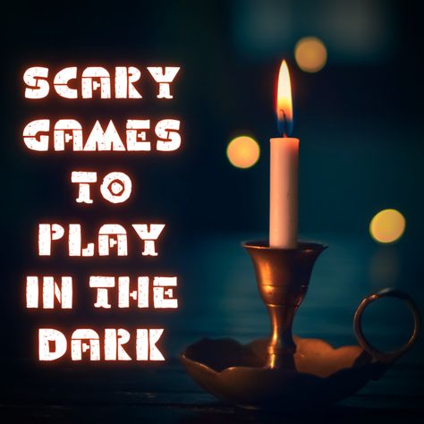 Hide And Seek In The Dark, Scary Games To Play In The Dark, Games To Play On Halloween, Games To Play In The Dark Inside, Horror Party Games, Scary Things To Do At A Sleepover, Games To Play In The Dark, Horror Game Ideas, Horror Games To Play With Friends