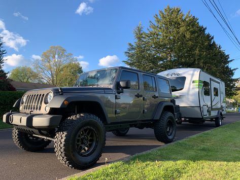 Why We Chose A Jeep Wrangeler And Camper For Road Tripping No Boundaries Camper, Wrangler Camper, Jeep Wrangler Camper, Jeep Camper, Jeep Concept, Small Travel Trailers, Small Trailer, Small Campers, 2017 Jeep Wrangler