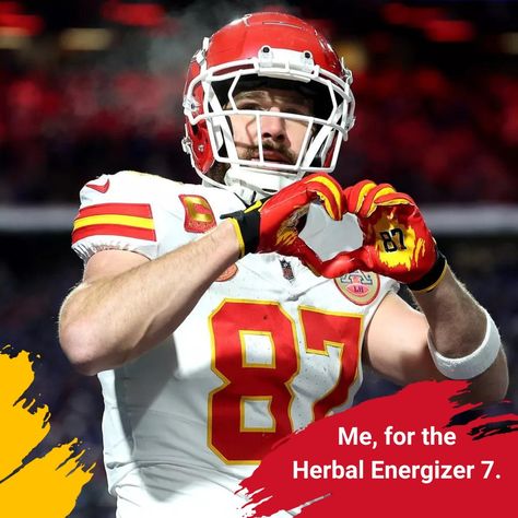 Who knew Taylor and Travis would represent our products so well... #RDAY #HerbalEnergizer7 #DMAXForMen Kelce Chiefs, Nfl Chiefs, Kansas City Chiefs Football, Chiefs Football, Kc Chiefs, Travis Kelce, The Avengers, Kansas City Chiefs, American Football