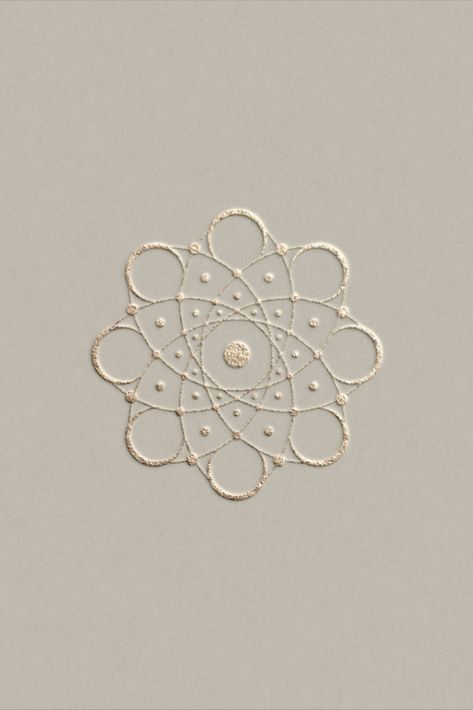 Logo design concept exploration by Letter South. Sacred geometry, connections in gold foil on taupe paper. Sacred Geometry Branding, Cosmic Logo, Sacred Geometry Logo, Gold Logo Branding, Logo Design Gold, Sacred Geometry Design, White Background Photography, Brand Board Design, Logo Design Concept