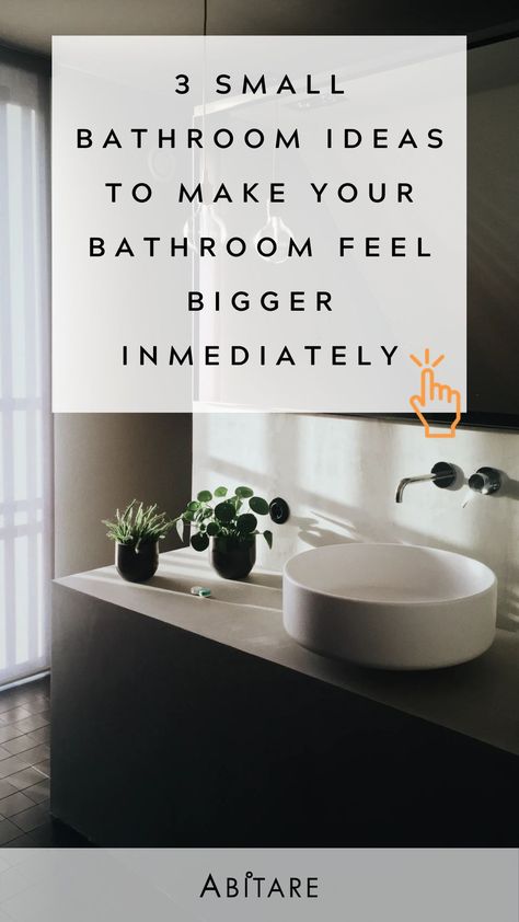 Small Bathroom With Large Tiles, Large Mirror In Small Bathroom, Big Mirror Small Bathroom, Small Statement Bathroom, Make A Small Bathroom Look Larger, Ensuite Bathroom Ideas Small Colour, How To Make A Bathroom Look Bigger, How To Make A Small Bathroom Look Bigger, Make Bathroom Look Bigger