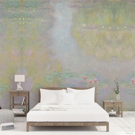 This Wallpaper item by Decorvm has 359 favorites from Etsy shoppers. Ships from Spain. Listed on 29 Oct, 2023 Monet Wallpaper, Bedroom Murals, Wall Murals Painted, Decoration Photo, Hotel Decor, House Room, Wallpaper Bedroom, Blue Walls, Bedroom Themes