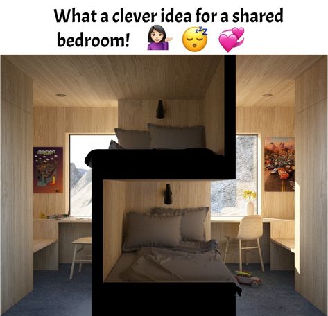 Room Divider Ideas Bedroom, Kids Room Divider, Boy And Girl Shared Bedroom, Bedroom Divider, Bunk Bed Rooms, Kids Shared Bedroom, Shared Girls Bedroom, Shared Bedroom, Shared Room