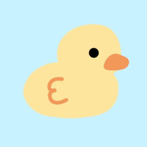 Ducks Aesthetic Cartoon, Ducks Drawing Easy, Cute Easy Duck Drawing, A Duck Drawing, Cartoon Ducks Cute, Duck Doodle Drawing, Duck Drawing Cute Simple, Ducks Cute Drawing, Cute Drawings Of Ducks