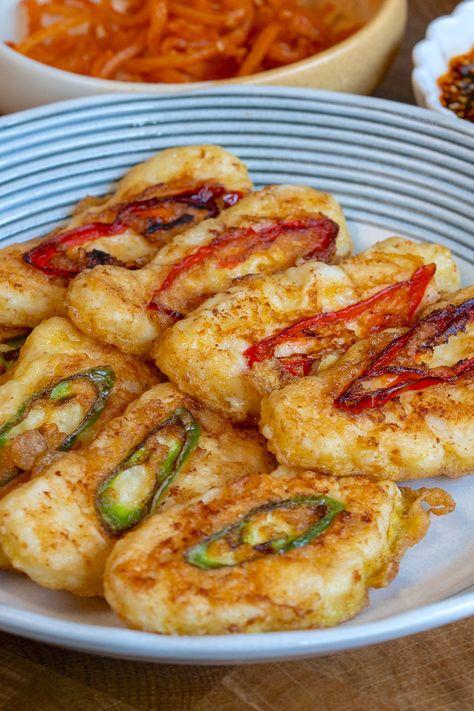 Fish Pancakes (Daegujeon) Korean Fish Pancake, Fish For Breakfast Recipes, Korean Fish Recipes, Fish Pancakes, Fish For Breakfast, Fish Breakfast, Fishcakes Recipe, Korean Seafood Pancake, Fish Parcels