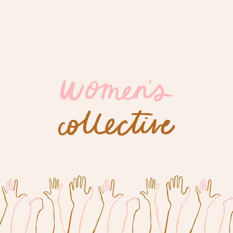 Women, connecting, empowerment, community, collective, inspire, collaborate, feminine, modern branding, whimsical illustration, hands connecting #brightenmade Women Empowerment Symbols, Women Empowerment Branding, Women Empowerment Graphic Design, Strong Feminine Branding, Women Empowerment Website Design, Flat Logo Design, Simple Designs To Draw, Web Design Studio, Branding Design Inspiration