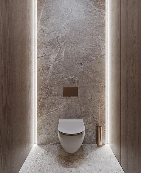 تصميم دورة مياه, Small Downstairs Toilet, Toilette Design, Luxury Toilet, Toilet Room Decor, Wc Design, Small Toilet Room, Restroom Design, Bathroom Inspiration Modern