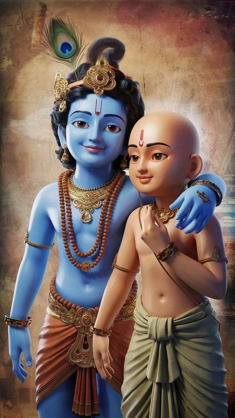 Shree Krishna And Sudama, Krishna Sudama Images, Sudama And Krishna, Krishna And Sudama, Beautiful Images Hd, Krishna Sudama, Baby Radha Krishna Images, Photos Of Lord Krishna, Mahadev Parvati