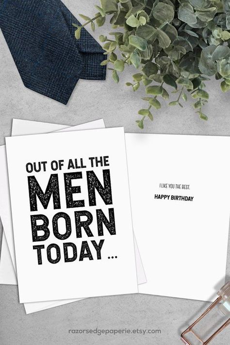 PRINTABLE Funny Birthday Card INSTANT DOWNLOAD Digital Greeting Card for Him Best Friend Gift for Me Birthday Greetings For Women, Free Printable Birthday Cards, Birthday Cards To Print, Anniversary Cards For Him, Bday Wishes, Silly Gifts, Sympathy Quotes, Card Greetings, Male Birthday