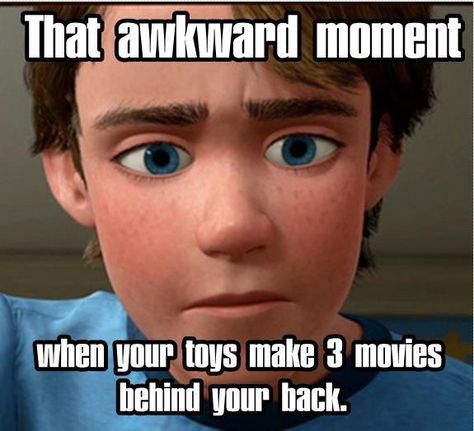 Haha! That would be awkward Andy Toy Story, Andy Davis, Nerd Party, Toy Story 1995, Story Drawing, Disney Pixar Movies, Toy Story 3, Disney Boys, The Toys