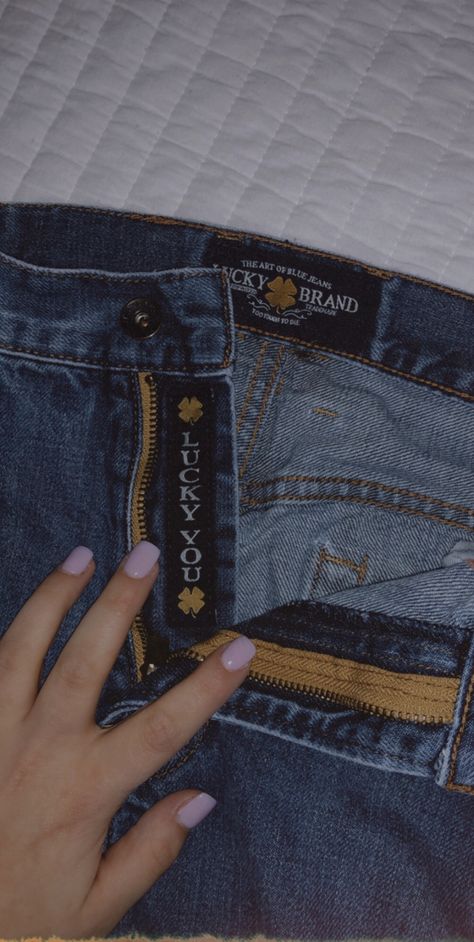 lucky brand lucky you lucky aesthetic Lucky Brand Aesthetic, Lucky You Pants, Lucky You Jeans, Lucky Aesthetic, Lady Luck, Lucky 13, Lucky Jeans, Lucky You, Lucky Brand Jeans