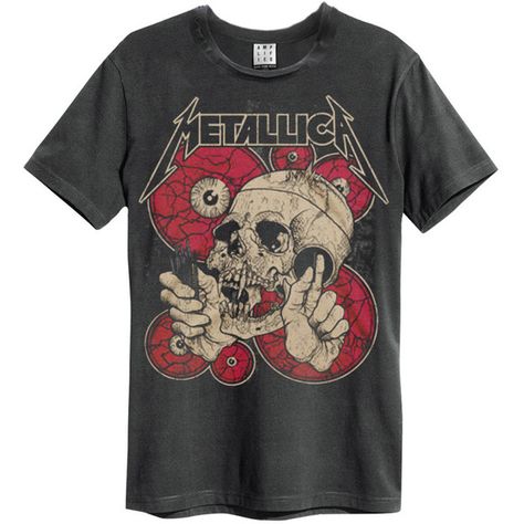 0 Camisa Rock, Metallica T Shirt, Vintage Band Tees, Iron Maiden, Band Shirts, Dream Clothes, Dandy, Band Tees, Look Cool