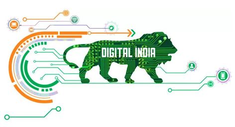 Digital India was one of the key initiatives taken by the current party in power. With the next Lok Sabha elections just around the corner, it becomes imperative to understand the implementation of the policies which the BJP will put forward as the basis of winning the next elections. #india #digital #technology Digital India Posters, India Logo, India Poster, Technology Posters, Digital India, Government Services, E Card, News Website, Digital Technology