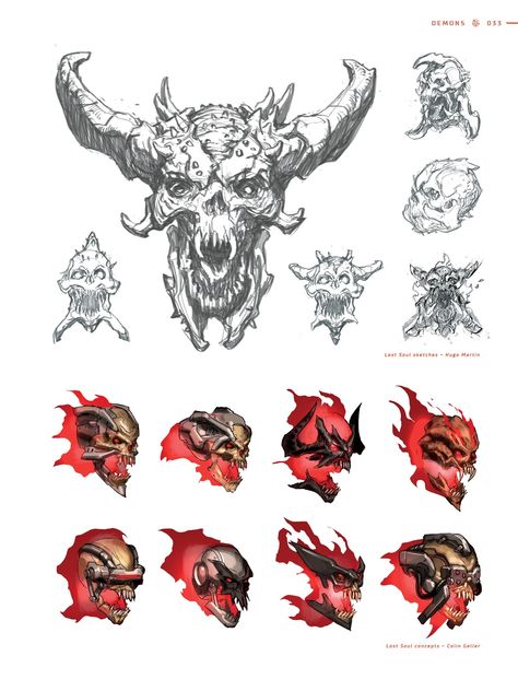 Doom Concept Art, 40k Demon, Doom Movie, Doom Demons, Monster Reference, Doom Art, Doom 2016, Monster Sketch, Doom Slayer