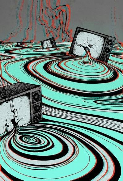 Kill your television Psychadelic Art, Psy Art, Art Disney, Dope Art, Trippy Art, 판타지 아트, Pics Art, Surreal Art, Cyberpunk