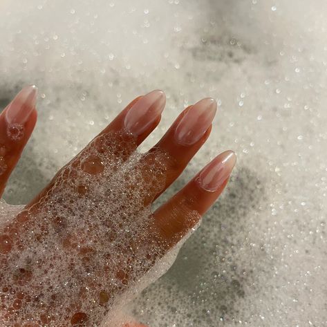 Clear Pink Nails, Wet Nails, Vogue Beauty, Enjoying Life, Mani Pedi, Trendy Nails, Beauty Secrets, How To Do Nails, Simple Nails