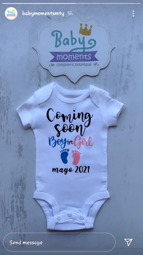 Gender Reveal Onesie Ideas, Gender Reveal Onesie, Onesie Ideas, Gender Reveal Party Theme, Girl Gender Reveal, Free Baby Shower, Baby Gender Reveal Party, Baby Announcements, Baby Gender Reveal