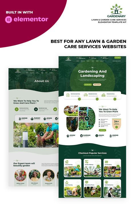 Lawn Care Website Design, Gardening Website Design, Environmental Website, Landscape Website Design, Farming Website, Creative Landing Page Design Inspiration, Farming Website Design, Sustainability Website, Gardening Website