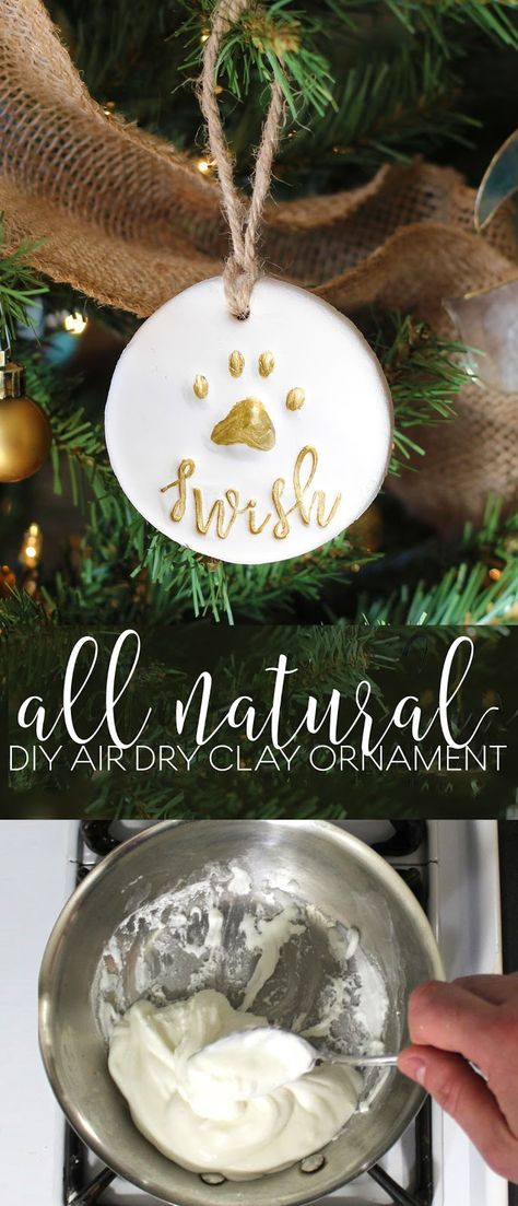 Pet Paw Ornament Diy, Puppy Paw Print Ornament, Salt Dough Ornaments Pets, Diy Dog Print Ornament, Dog Paw Print Ornament Diy, Cat Paw Print Ornament Diy, Paw Christmas Ornament, Cat Paw Print Ornament, Salt Dough Paw Print Dogs