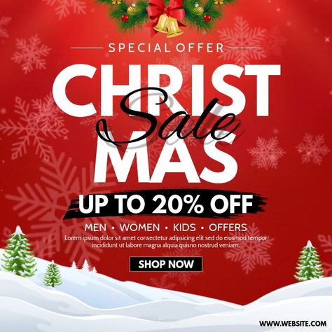 Customize 9,840+ Christmas Templates | PosterMyWall Christmas Ads Design, Christmas Sale Poster Design, Event Ads, Christmas Sale Banner, Christmas Sale Poster, Christmas Retail, Offer Banner, Sale Ads, Ad Video