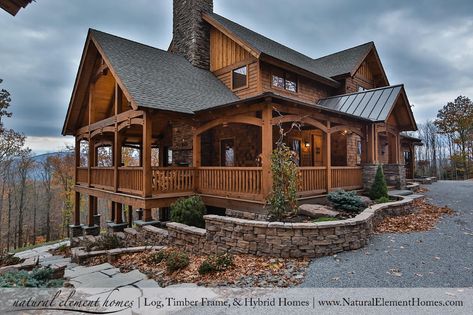 Timber Frame Tuesday - A Frame is Worth a Thousand Words – Natural Element Homes Timber Frame Home Plans, Small Log Homes, Log Homes Exterior, Log Home Interior, Timber Frame Porch, Log Cabin Plans, Log Home Floor Plans, Log Home Plans, Cabin Floor Plans