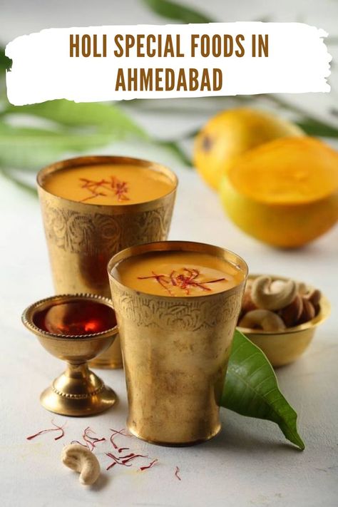 Thandai Photography, Easy Mango Recipes, Hotel Recipes, Thandai Recipes, Recipes Mango, Holi Special, Recipes Summer, Mango Recipes, Indian Desserts