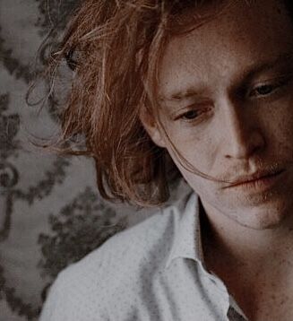 fancast; caleb landry jones Arthur Weasley Fancast, Gideon Prewett Fancast, Caleb Landry Jones Aesthetic, Mulciber Fancast, Francis Abernathy, Caleb Landry Jones, Teal Hair Color, Red Headed League, Arthur Weasley