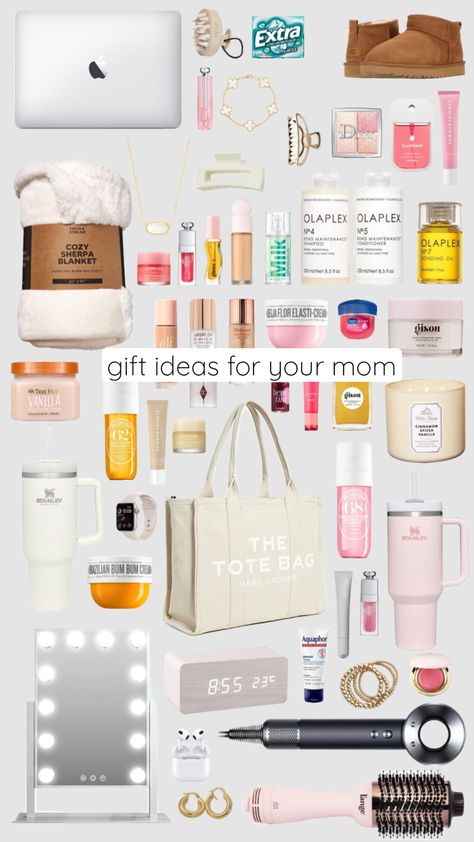 gift inspo for mom! Christmas Gift Idea For Mom, What To Get Moms For Christmas, Things To Get Your Mom For Christmas, Presents To Get Your Mom, Gifts To Get Your Mom, Preppy Basket, Good Gifts For Mom, Christmas Gifts For Moms, Preppy Birthday Gifts