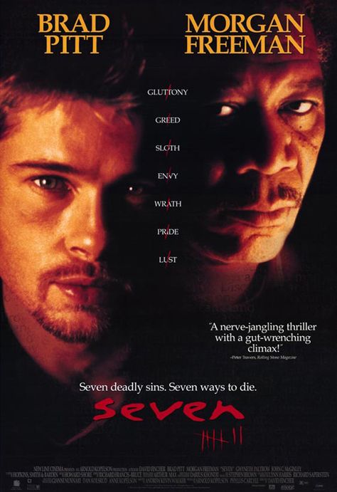 Seven (1995) Se7en Movie, Seven 1995, Se7en 1995, Film Seven, Seven Movie, Best Movies List, Beau Film, All The Bright Places, Good Movies On Netflix