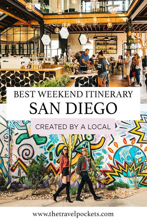 The Perfect Weekend Itinerary for San Diego, California - Created by a Local (2021) San Diego Activities, San Diego Vacation, Visit San Diego, California Travel Guide, Yosemite Park, San Diego Travel, Weekend Itinerary, California Travel Road Trips, Local Travel