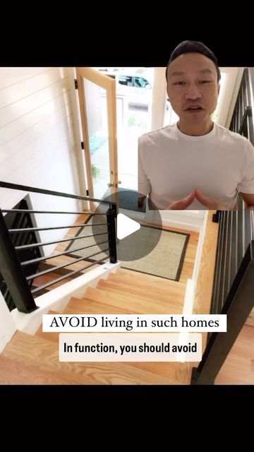 Frank Foo on Instagram: "AVOID Living in Such Homes

In Feng Shui, you should avoid living in homes where your front door opens to stairs going up, down or both. 

⬆️When the stairs are leading upwards, it causes a constant rush of energy from the upper area of the home to quickly gush out of the front door. 

⬇️When the stairs are leading downwards, the good energy that flows in from the outside of the home will continue to flow downwards and eventually circulating the energy out of your home. 

🔁When you have both kind of stairs going upwards and downwards, it is a continuation of good energy flowing out of your home. 

Unable to allow the energy to properly circulate around the home can result in financial loss and the loss of opportunities.

Unfortunately there is no way to mitigate t Front Door Opens To Stairs, Feng Shui Stairs, Open Stairs, Slanted Ceiling, Feng Shui Tips, Door Opener, Go Up, Good Energy, The Energy