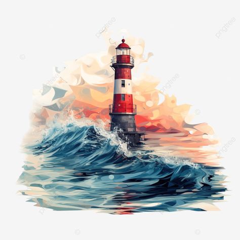 lighthouse in the sea generative with ai sea castle architecture png Png Architecture, Sea Castle, Architecture Castle, Castle Architecture, Transparent Image, Design Background, Png Transparent, Free Png, Png Image