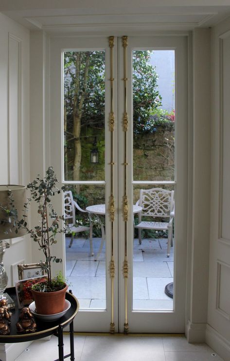 french doors, cremone bolt, timeless sash windows, wooden french doors, Parisian Windows, Parisian Doors, Cremone Bolt, Antique French Doors, Parisian Decor, Small Balcony Garden, Wooden French Doors, Miller Homes, Exterior Renovation