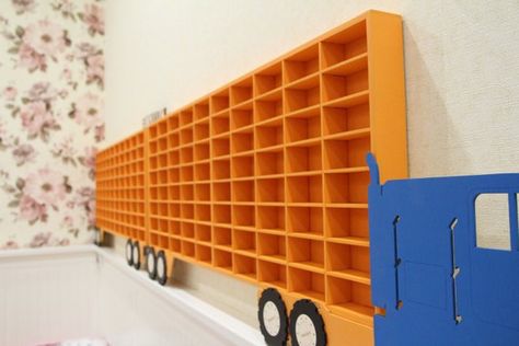 Hot Wheels Display Ideas to DIY – Moms and Crafters Diy Hot Wheels Display Shelves, Toy Cars Organization Ideas, Hot Wheel Car Storage Diy, Hotwheels Storage Diy, Hot Wheel Organization Storage Ideas, Hot Wheels Car Display, How To Store Hot Wheels Cars, Diy Hot Wheels Display Ideas, Hot Wheels Shelf Diy