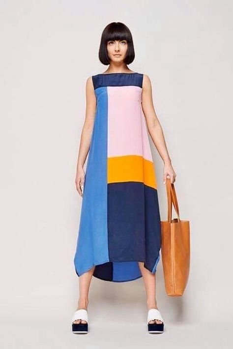 Gorman Clothing, Sukienki Maksi, Mode Boho, Block Dress, Maxi Robes, Colorblock Dress, Inspired Outfits, Outfits Women, Mode Inspiration