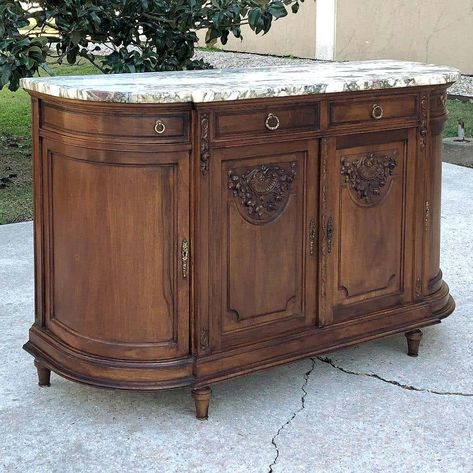 French Antique Furniture, Buffet Cabinet Antique, Antique Sideboard Buffet Tv Stands, Marble Top Buffet, Victorian Buffets And Sideboards, Sideboard Antique, Modern Buffet Table, Marble Top Sideboard, Wood Buffet Cabinet Antique