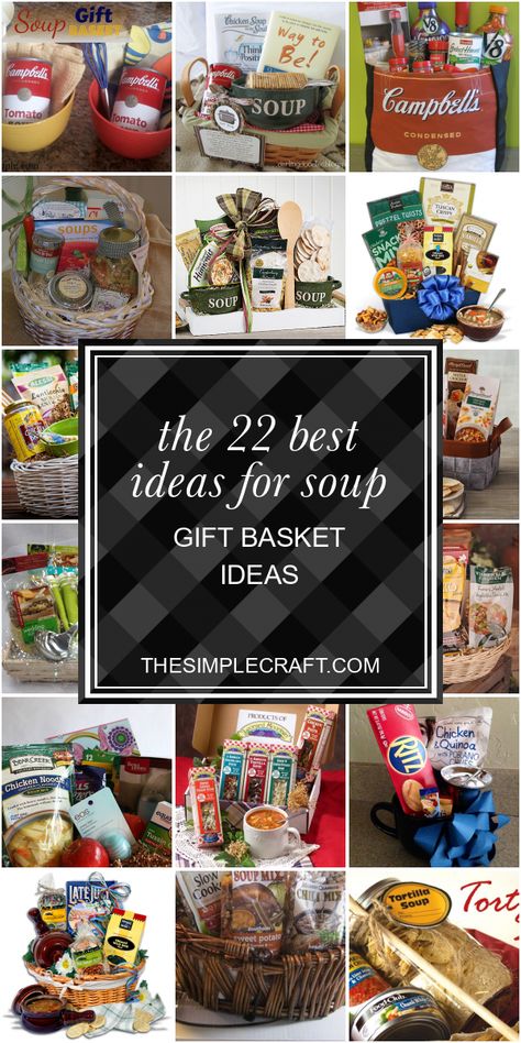 The 22 Best Ideas for soup Gift Basket Ideas - Home Inspiration and Ideas | DIY Crafts | Quotes | Party Ideas  #christmasGiftBasket #GiftBasketideas #GiftBasketdiy #GiftBasketforgirlfriends #GiftBasketforwomen #themedGiftBasket Casserole Gift Basket Ideas, Soup Bowl Gift Basket, Soup Christmas Gift, Soup Gift Basket Ideas Holidays, Soup Cup Gift Ideas, Soup Themed Gift Basket, Taco Soup Gift Basket, Theme Baskets For Raffles, Soup Gift Basket Ideas Diy