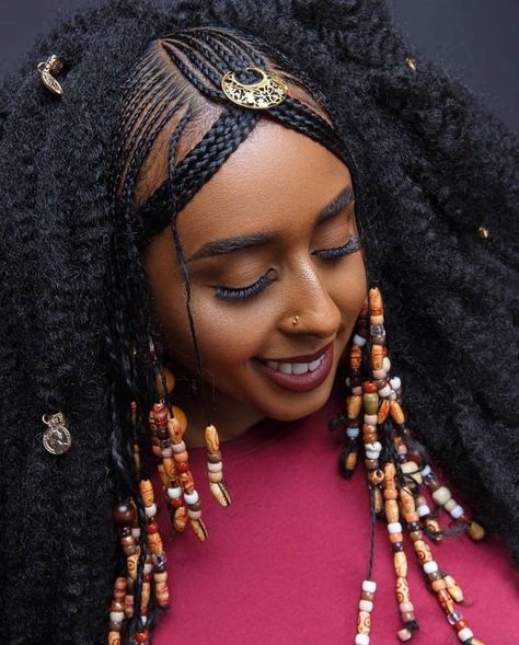 Ethiopian Fulani Braids, Afrocentric Hairstyles Braids, Unique African Hairstyles, Ethiopian Cornrows, Wedding Asethic, Ethiopian Cornrow Hairstyles, Ethiopian Hairstyles Braids, Eritrean Hairstyles, Ethiopian Traditional Hairstyle