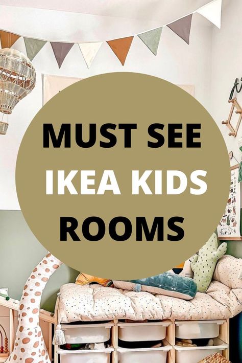 Amazing Ikea Kids Rooms, You Wont Believe These Kids Rooms Are From Ikea Playroom Ikea Trofast, Ikea Small Kids Room, Ikea Childrens Room Boy, Kids Bedroom Ikea Ideas, Trofast Reading Nook, Ikea Trofast Bed, Kid Room Storage Ideas, Children Room Ikea, Kallax Toddler Room