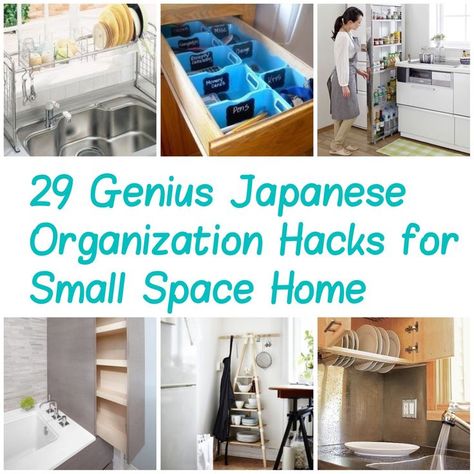 29 Genius Japanese Organization Hacks for Small Space Home – Frugal Overload Japan Small Apartment, Apartment Japanese Style, Japanese Storage Solutions, Japanese Kitchen Organization, Japanese Small Apartment, Small Japanese Apartment, Tiny Japanese Apartment, Japanese Closet, Japan Homes