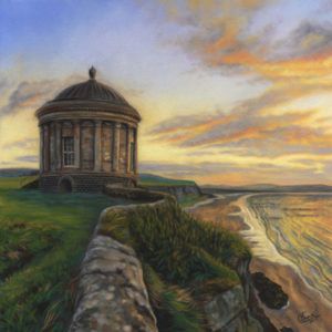 Landscape Art Portfolio - Emma Colbert Art, Northern Ireland | Artist and illustrator | Belfast | Armagh | Dungannnon Painting Sunsets, Counties Of Ireland, Paint Landscape, Ireland Art, Armagh, Cat Background, Wildlife Paintings, Art Workshop, Birds Eye View