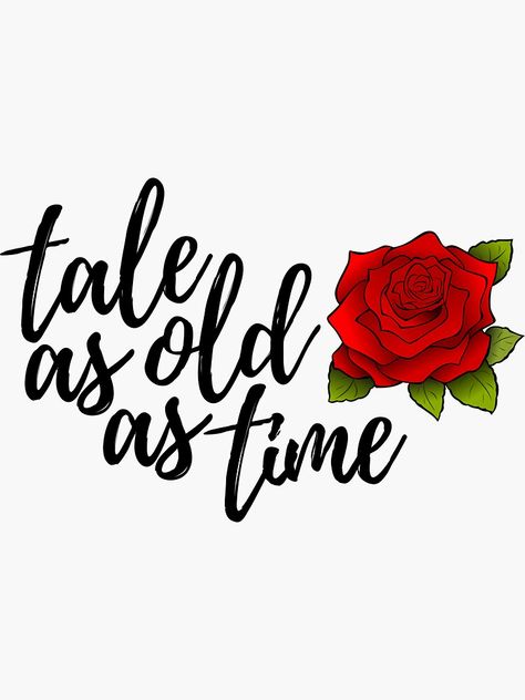 A Tale As Old As Time, Time Meme, Beauty And Beast Birthday, Bookmark Template, Tale As Old As Time, Tattoo Stencil Outline, Cute Canvas Paintings, Vinyl Labels, Cute Canvas