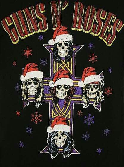 Heavy Metal Christmas, Sweet Child O' Mine, Rock N Roll Art, Rock Band Posters, Heavy Metal Art, Axl Rose, Rock Posters, Motley Crue, Mötley Crüe