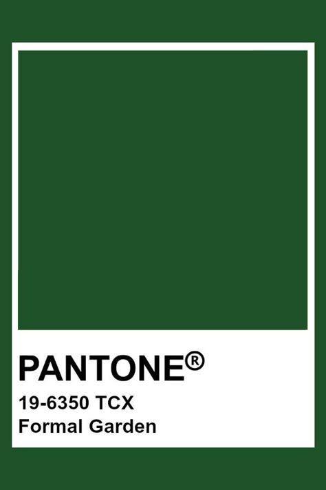 Pantone Green Colors, Pantone Tcx, Pantone Green, Pantone Color Chart, Pantone Swatches, Pantone Palette, Pantone Colour Palettes, Green Palette, Formal Garden